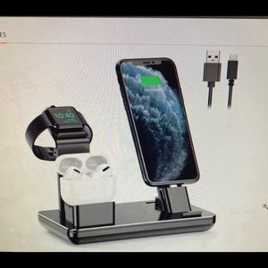 Charging station for Apple Watch iPhone & AirPods